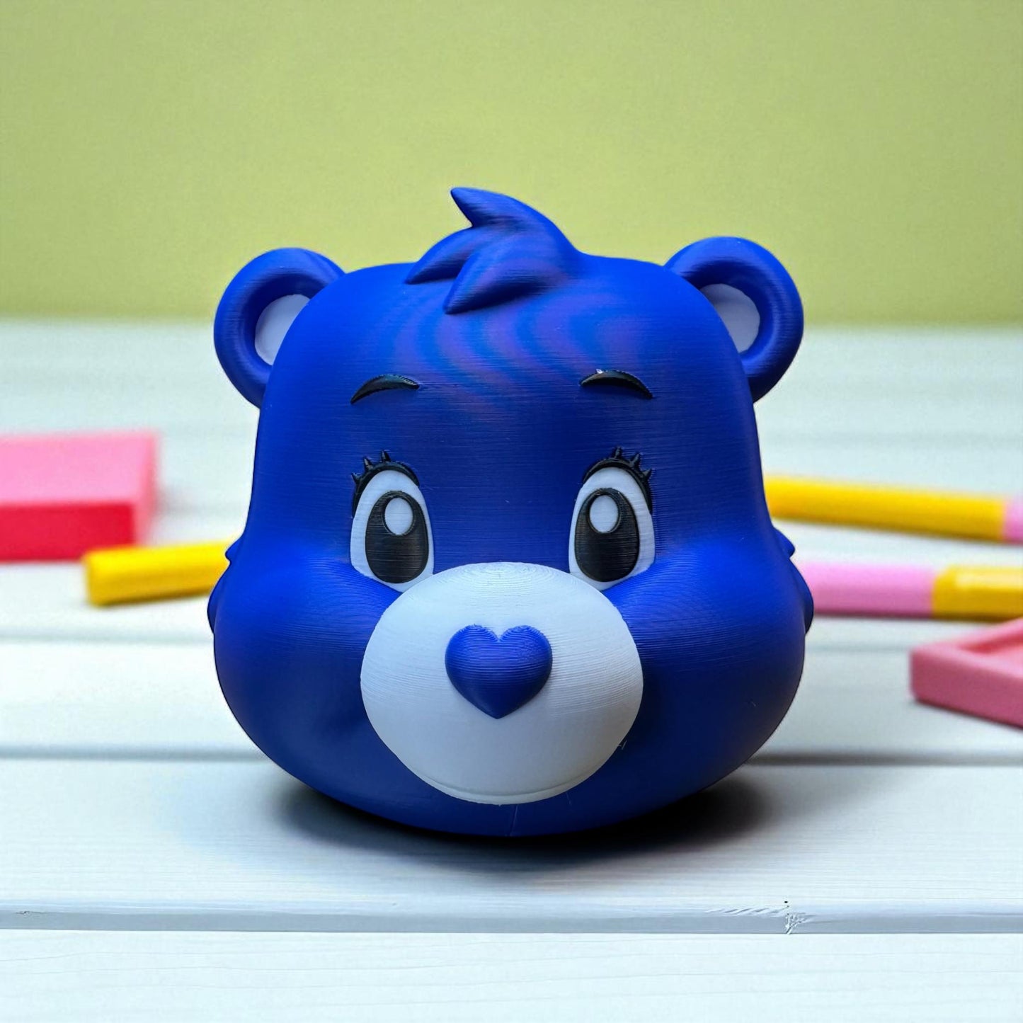 Pen and Pencil Holder Custom 3D Printed Cute Bear Desk Organizer Brush Holder Office Study Stationery Desktop Storage Marker Organizer