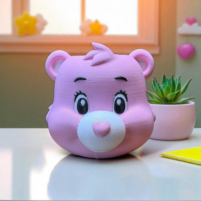 Pen and Pencil Holder Custom 3D Printed Cute Bear Desk Organizer Brush Holder Office Study Stationery Desktop Storage Marker Organizer